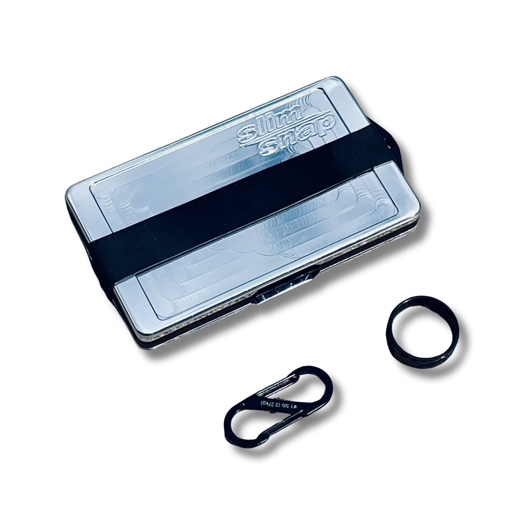 SlimSnap CNC Aluminum Wallet - Precision Engineered