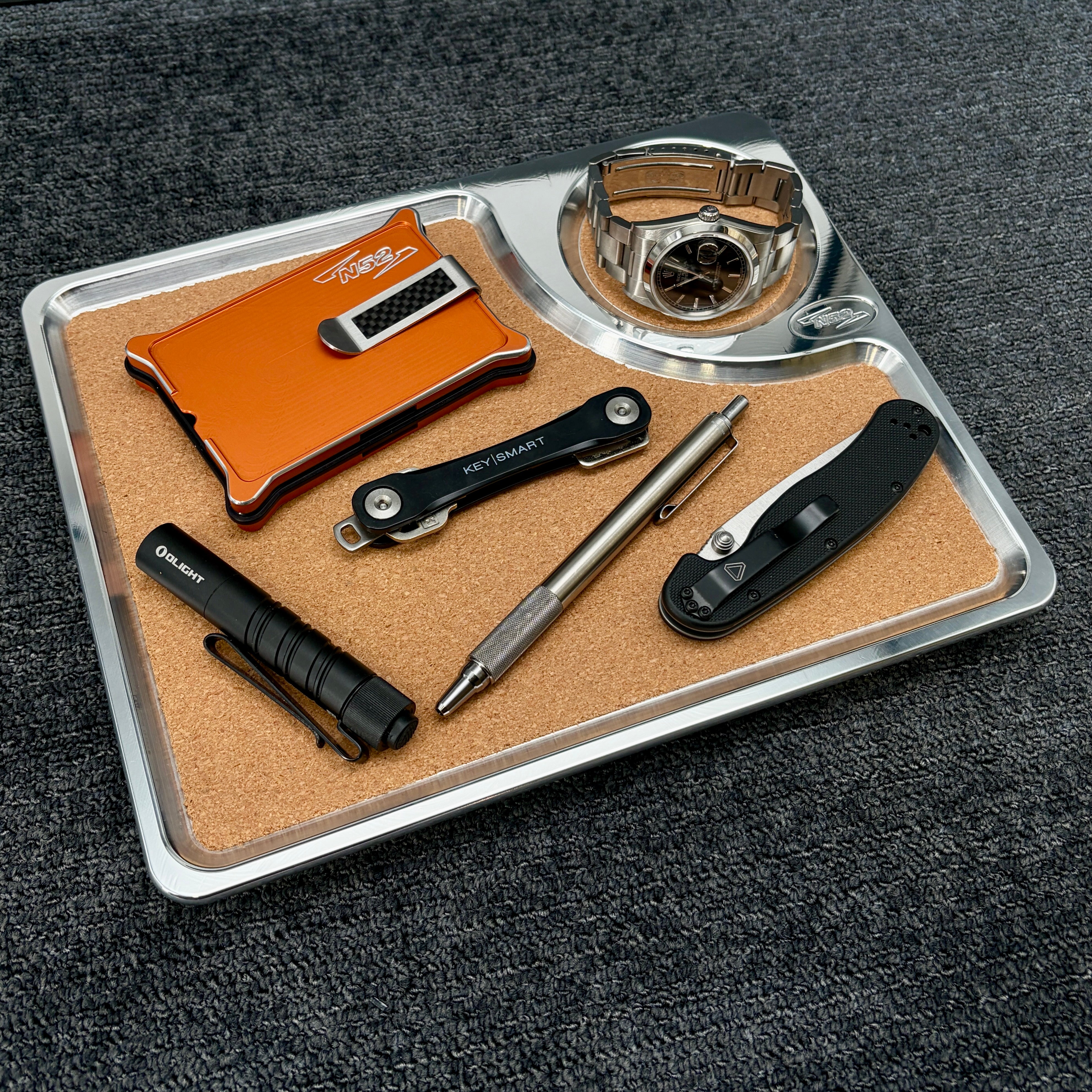 N52 Wallet | CNC Aluminum | Magnetic Snap | Made in North Idaho
