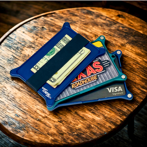 LCTW SlimSnap CNC Aluminum Wallet - Precision Engineered